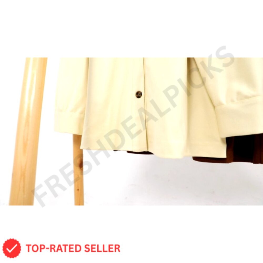 Button Down Shacket Jacket Casual Long Sleeve Wit… - image 6